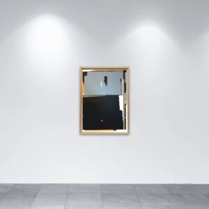 Fragment of a Fragment #2 in a white gallery with grey concrete floor
